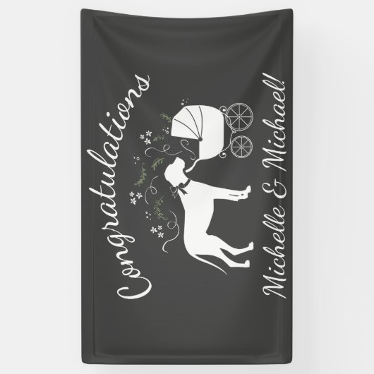 Great Dane Baby Dusche Banner (Vertikal)