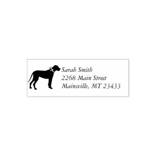 Great Dane Baby Dusche Permastempel
