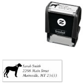 Great Dane Baby Dusche Permastempel (Beispiel)