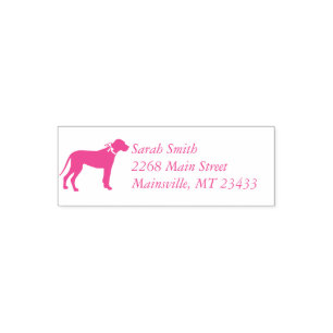 Great Dane Baby Dusche Permastempel