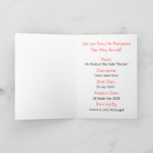 Great Dane Baby Harlequin Girl Ankündigungen (Innenseite)