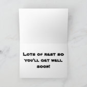 Great Dane - bald wieder gesund werden Karte (Innenseite)