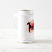 Great Dane Beer Stein Bierglas (Vorderseite Links)