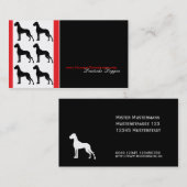 Great Dane Beruflich gut lesen Business Card Visitenkarte (Vorne/Hinten)