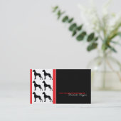 Great Dane Beruflich gut lesen Business Card Visitenkarte (Stehend Vorderseite)