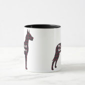 Great Dane BESTE FREUNDIN Tasse (Zentrum)