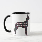 Great Dane BESTE FREUNDIN Tasse (Links)