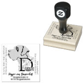 Great Dane Big Gummistempel (Stempel)