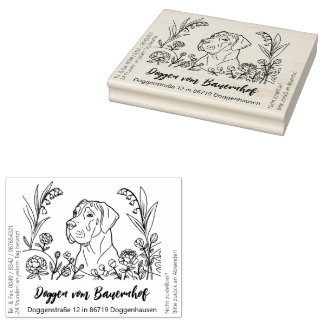 Great Dane Big Gummistempel