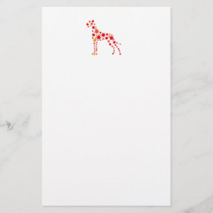 Great Dane Bilder Briefpapier