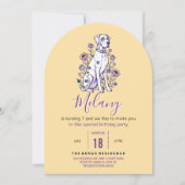 Great Dane Birthday Invitation Einladung (Vorderseite)