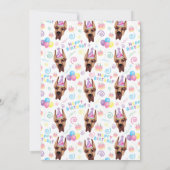 Great Dane Birthday Invitation Einladung (Rückseite)