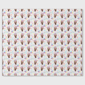Great Dane Birthday Wrapping Paper Geschenkpapier (Flach)
