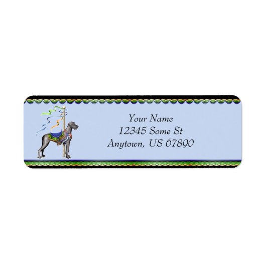 Great Dane Black Carousel UC Labels (Vorne)