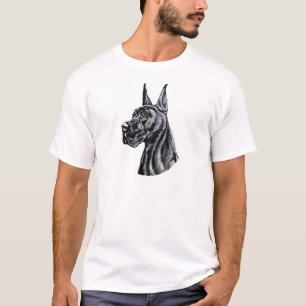 Great Dane Black Croppe Eve T-Shirt