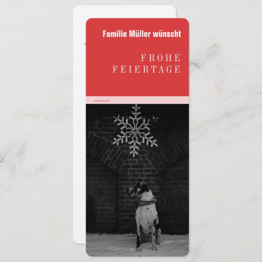 Great Dane Black Red (Vorne/Hinten)