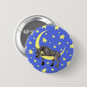 Great Dane Black Twinkle - Maßgeschneidert Button (Vorne & Hinten)