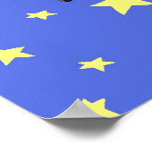 Great Dane Black Twinkle Poster (Ecke)