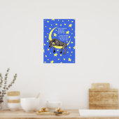 Great Dane Black Twinkle Poster (Küche)