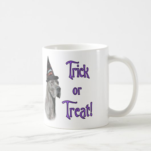 Great Dane (blau) Trick Kaffeetasse (Rechts)