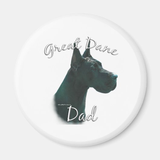 Great Dane (blk) Vater 2 Magnet (Vorne)