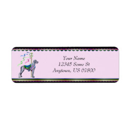 Great Dane Blue Carousel UC Labels
