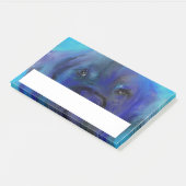 Great Dane Blue Painting Post-it Klebezettel (angewinkelt)