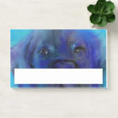 Great Dane Blue Painting Post-it Klebezettel (Büro)