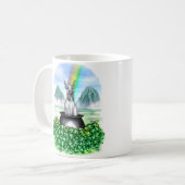 Great Dane Blue Pot O Gold Kaffeetasse (Vorderseite Links)