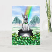 Great Dane Blue Pot O Gold Karte (Vorderseite)