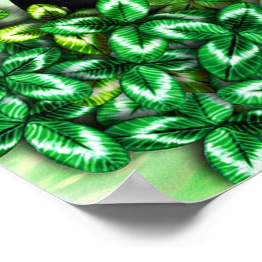 Great Dane Blue Pot O Gold Poster (Ecke)