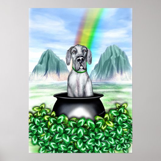 Great Dane Blue UC Pot O Gold Poster (Vorne)