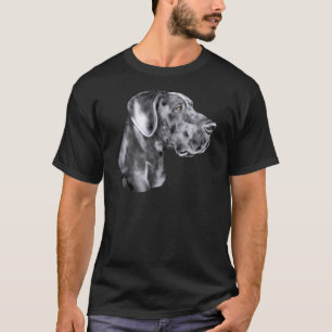Great Dane Blue Unzugeschnitten T-Shirt
