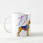 Great Dane Brindle Carousel Kaffeetasse (Links)