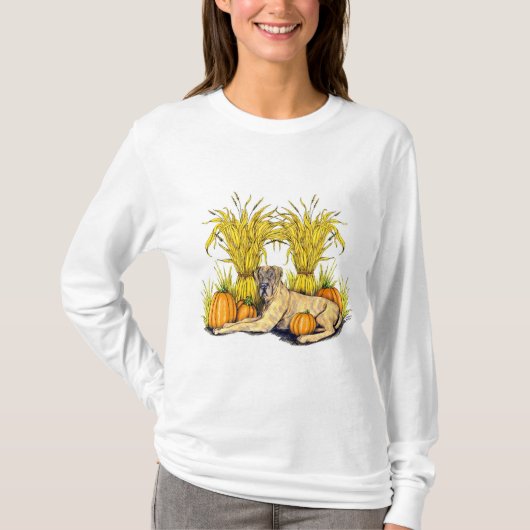 Great Dane Brindle Harvest UC T-Shirt (Vorderseite)