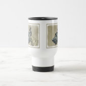 Great Dane (Brindle) Malerei - Original Hund Kunst Reisebecher (Mittel)