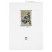 Great Dane (Brindle) Malerei - Original Hunde Art (Hinten)