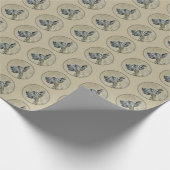 Great Dane (Brindle) Malerei - Original Hunde Art Geschenkpapier (Ecke)