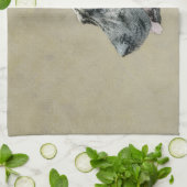 Great Dane (Brindle) Malerei - Original Hunde Art Geschirrtuch (Gefaltet)