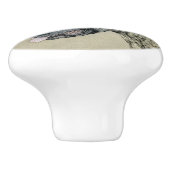 Great Dane (Brindle) Malerei - Original Hunde Art Keramikknauf (Seitenansicht)