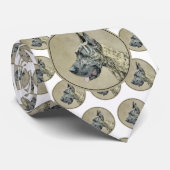 Great Dane (Brindle) Malerei - Original Hunde Art Krawatte (Gerollt)