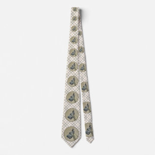 Great Dane (Brindle) Malerei - Original Hunde Art Krawatte