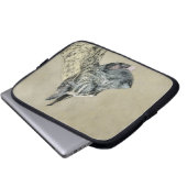 Great Dane (Brindle) Malerei - Original Hunde Art Laptopschutzhülle (Vorne Knopf)