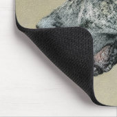 Great Dane (Brindle) Malerei - Original Hunde Art Mousepad (Ecke)