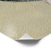 Great Dane (Brindle) Malerei - Original Hunde Art Poster (Ecke)