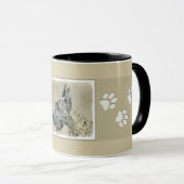 Great Dane (Brindle) Malerei - Original Hunde Art Tasse (VorderseiteRechts)