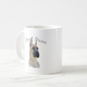 Great Dane (brindle) Mama 2 Kaffeetasse (Vorderseite Links)