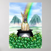 Great Dane Brindle Pot O Gold Poster (Vorne)