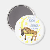 Great Dane Brindle Twinkle Magnet (Vorderseite/Rückseite)