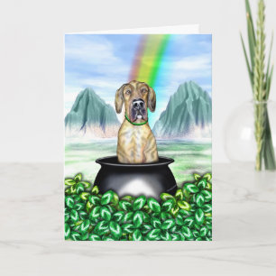 Great Dane Brindle UC Pot O Gold Karte